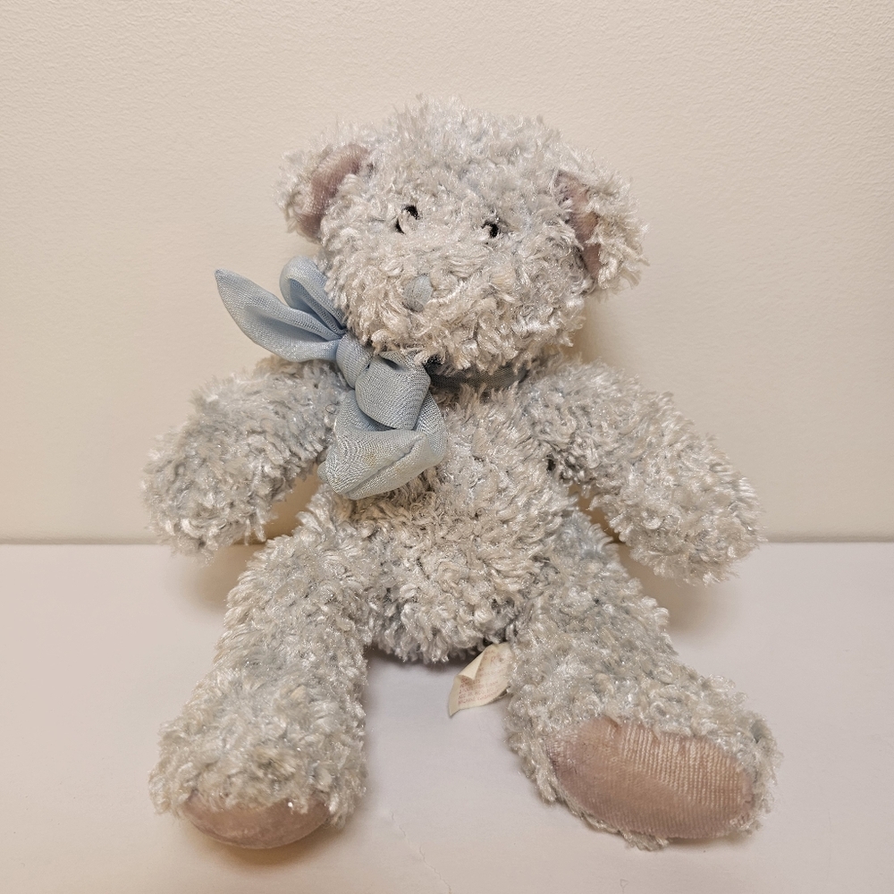 Bubbles baby blue bear children's plush toy